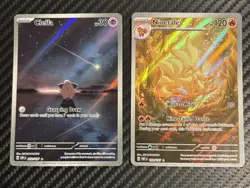 Pokemon - Obsidian Flames Cleffa, Ninetales - 2 Holo Rare Cards Lot - Image 1