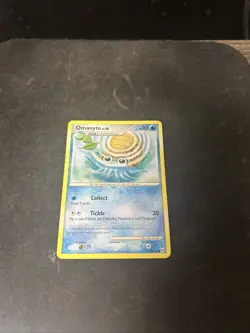 Pokemon Platinum Arceus 70/99 Card Omanyte - Image 1