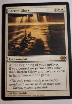 MTG - BARREN GLORY (LP) Future Sight 2007 Magic the Gathering - Image 1
