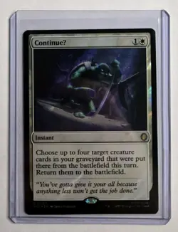 MTG: Teenage Mutant Ninja Turtles ~ ContinueU (Rare) SURGE FOIL #0007 - Image 1