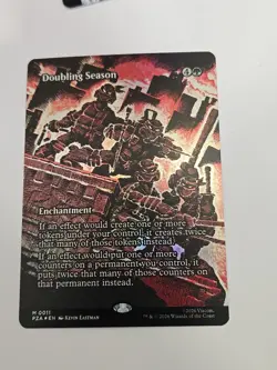 Doubling Season Borderless TMNT | MTG| PZA| 0011 Foil**(nm) - Image 1