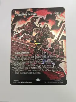 Doubling Season Borderless TMNT | MTG| PZA| 0011 Foil**(nm) - Image 2