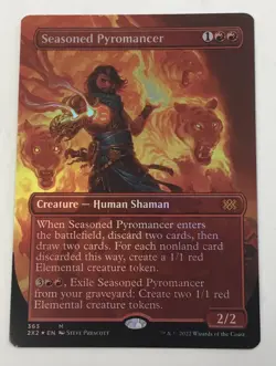 Seasoned Pyromancer (Borderless) Double Masters 2022 Foil - Image 1
