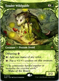 Tender Wildguide (Showcase) R Bloomburrow 325 LP - Image 1