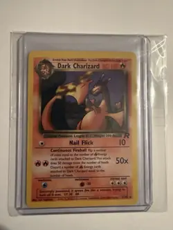 Pokemon Dark Charizard Team Rocket Rare - Non Holo - Vintage WoTC - Image 1