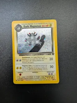 Dark Magneton 11/82 Holo Rare Team Rocket WOTC Pokemon TCG Vintage Near Mint - Image 1