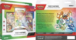 Pokemon First Partner Illustration Collection – Series 1 – Preorder – Sealed - Image 1