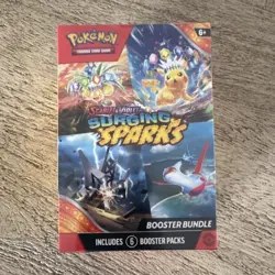 Pokemon Scarlet & Violet Surging Sparks Booster Bundle Box - 6 Booster Packs - Image 1