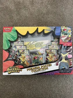 Pokemon Ascended Heroes: Mega Lucario Premium Poster Collection - small tear - Image 1