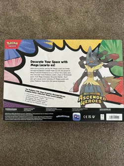 Pokemon Ascended Heroes: Mega Lucario Premium Poster Collection - small tear - Image 3