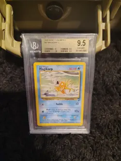 Magikarp 50/130 Pokemon Base Set 2 Vintage BGS Gem Mint 9.5 POP 1 None Higher - Image 1