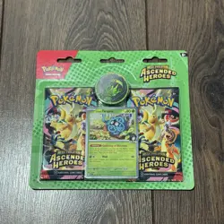 Pokemon TCG Scarlet & Violet Ascended Heroes Triple Blister Pack Erika’s Tangela - Image 2