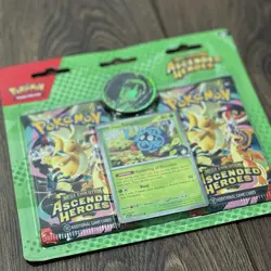 Pokemon TCG Scarlet & Violet Ascended Heroes Triple Blister Pack Erika’s Tangela - Image 3