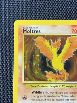 Moltres 12/62 Fossil Holo-Rare Pokemon 1999 WotC NM/LP - Image 2