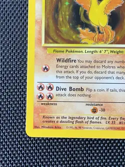 Moltres 12/62 Fossil Holo-Rare Pokemon 1999 WotC NM/LP - Image 5