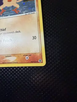 Pokemon TCG Mankey EX FireRed & LeafGreen Reverse Holo Uncommon 38/112 50 HP - Image 2