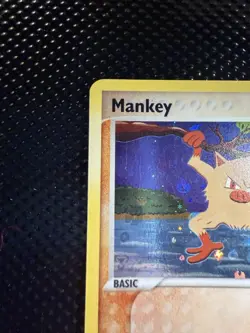 Pokemon TCG Mankey EX FireRed & LeafGreen Reverse Holo Uncommon 38/112 50 HP - Image 4