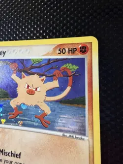 Pokemon TCG Mankey EX FireRed & LeafGreen Reverse Holo Uncommon 38/112 50 HP - Image 5