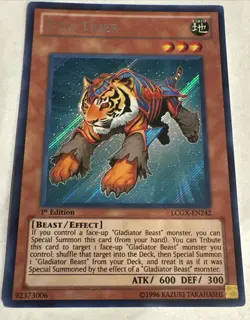 Yugioh Test Tiger LCGX-EN242 Secret Rare 1st Edition VLP - Image 3