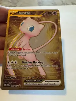 CGC 10 PRISTINE Mew Ex 205/165 Gold METAL 151 UPC PROMO Pokemon Card - Image 1