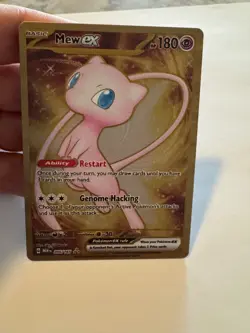 CGC 10 PRISTINE Mew Ex 205/165 Gold METAL 151 UPC PROMO Pokemon Card - Image 2