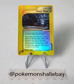 Power Plant 139/147 - Aquapolis Set *EXC-NM* Reverse Holo Pokemon Card - Image 1