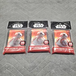 Star Wars Limited Edition BB-8 Card Sleeves 2015 Fantasy Flight 150 Total SEALED - Image 1