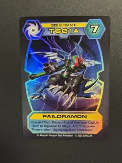 Paildramon Digimon Card Holo Foil DT-48 D-Tector Series 2 2002 Bandai - Image 1