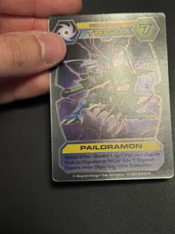 Paildramon Digimon Card Holo Foil DT-48 D-Tector Series 2 2002 Bandai - Image 3