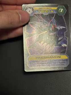 Paildramon Digimon Card Holo Foil DT-48 D-Tector Series 2 2002 Bandai - Image 4