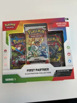 FIRST PARTNER ILLUSTRATION COLLECTION BOOSTER PACKS POKEMON TCG CARDS - Image 1