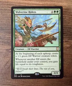Wolverine Riders Commander: Kaldheim 1x NM MTG Magic the Gathering - Image 1