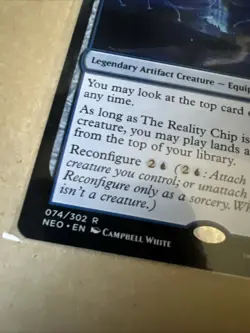 MTG The Reality Chip NEO 074 R NM Regular - Image 3
