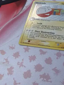 Electrode 5/101 Pokemon TCG Hidden Legends Holo SWIRL LP/NM - Image 3
