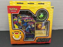 Pokemon Phantasmal Flames Box Pokemon Day 2026 Booster Packs Promo Pikachu Coin - Image 2