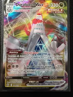 DURALUDON VMAX 104/159 HOLO RARE VMAX CROWN ZENITH POKEMON NM/M - Image 1