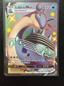 LAPRAS VMAX SV111/SV122 HOLO RARE VMAX SHINING FATES SHINY VAULT POKEMON NM/M - Image 1
