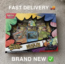 Pokemon First Partners Deluxe Pin Collection Ascended Heroes IN HAND ✅ - Image 1
