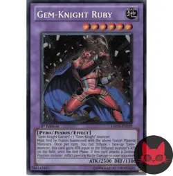 Yugioh Gem-Knight Ruby HA05-EN019 Secret Rare 1st Edition NM - Image 1