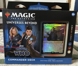 MTG Universes Beyond Doctor Who Timey Wimey Commander Deck Sealed New Dr Who - Image 1