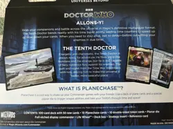 MTG Universes Beyond Doctor Who Timey Wimey Commander Deck Sealed New Dr Who - Image 2