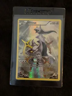 Pokemon Arceus XY83 XY Black Star Promo Holo Basic Judgment Blast 120 HP - Image 1