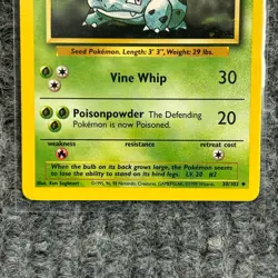 Vintage Pokemon Base Set Ivysaur 30/102 Uncommon NM/Mint WotC - Image 4