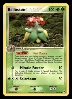 Bellossom 16/101 Rare Ex Hidden Legends Pokemon Card - Image 1