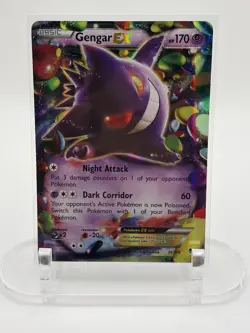 Pokemon- 2014-TCG XY - Phantom Forces #34/119 Gengar EX NM Card-🤩 - Image 1