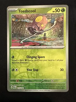 POKEMON TCG TOEDSCOOL 015/182 PARADOX RIFT REVERSE HOLO ENGLISH - Image 1