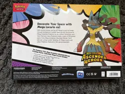 Pokemon Ascended Heroes: Mega Lucario Premium Poster Collection IN HAND ✅ - Image 2