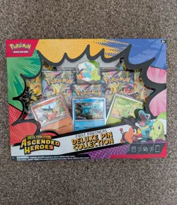 Pokemon TCG Ascended Heroes First Partners Deluxe Pin Collection - New & Sealed - Image 1