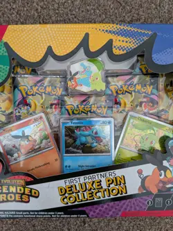 Pokemon TCG Ascended Heroes First Partners Deluxe Pin Collection - New & Sealed - Image 3