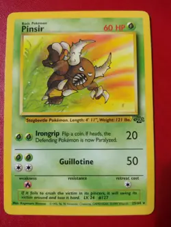 Pinsir Jungle Set WOTC Pokemon Card 25/64 Excellent - Image 1